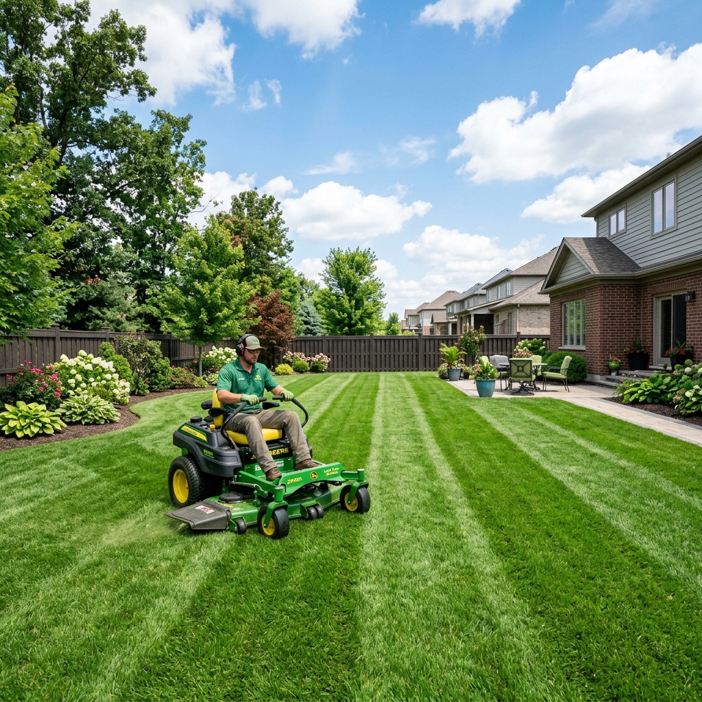 Lawn mowing service